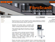 Tablet Screenshot of fibroscan.pl